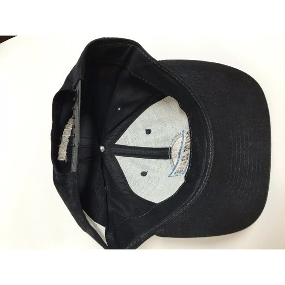 Vintage 90's Guess Jeans American Classic Black Snapback Hat - Picture 6 of 9